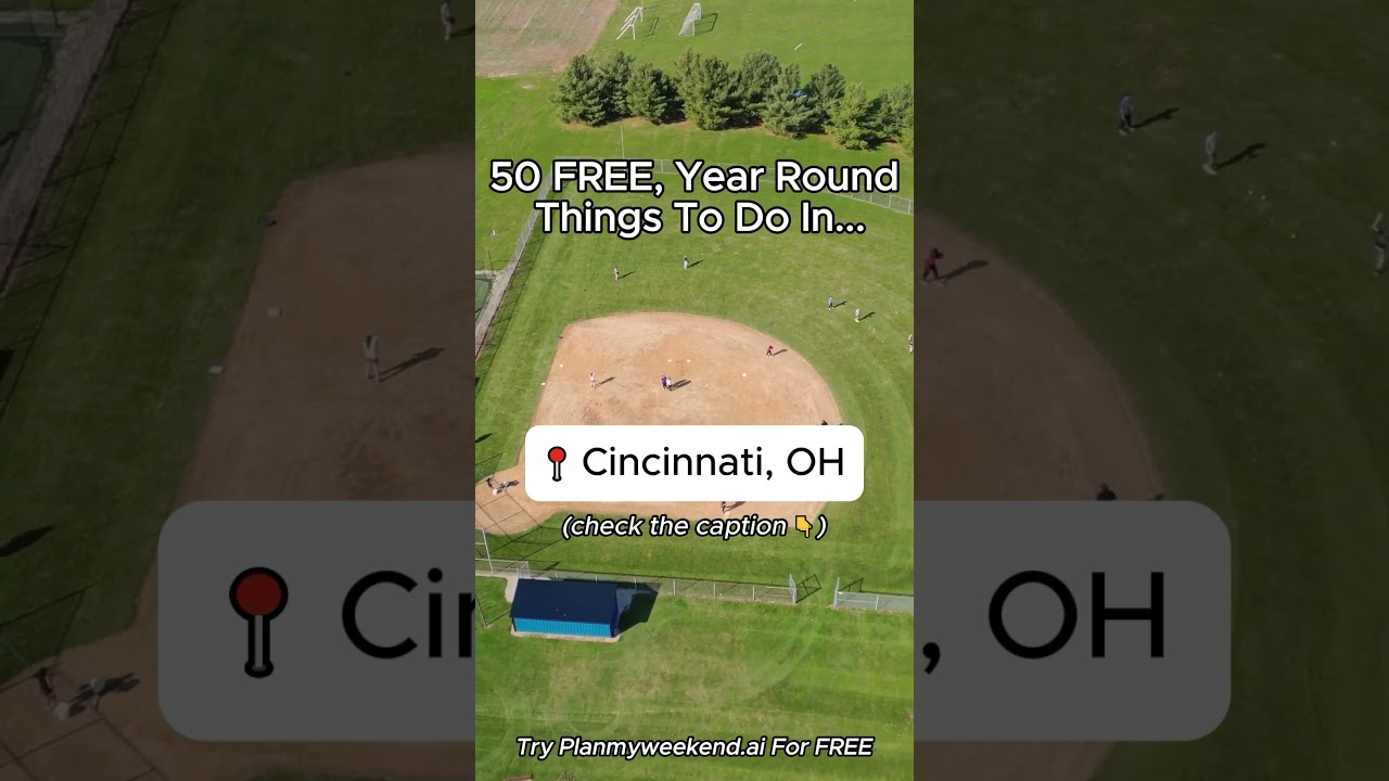 50 FREE, Year-Round Things To Do in Cincinnati, Ohio 👇