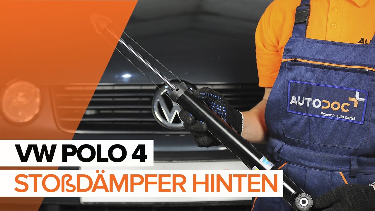 VW POLO 4 Stoßdämpfer hinten wechseln | Tutorial HD