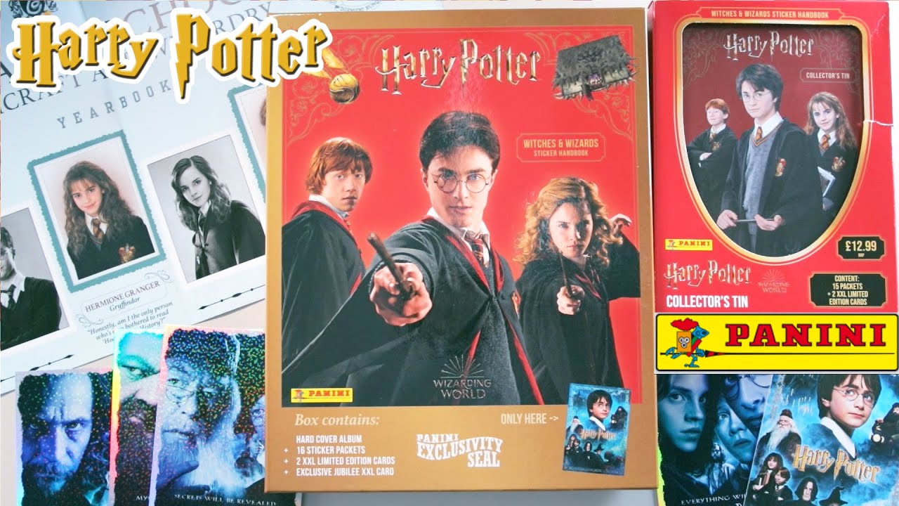 HARRY POTTER WITCHES AND WIZARDS STICKER HANDBOOK | PANINI STICKER UNBOXING AND REVIEW