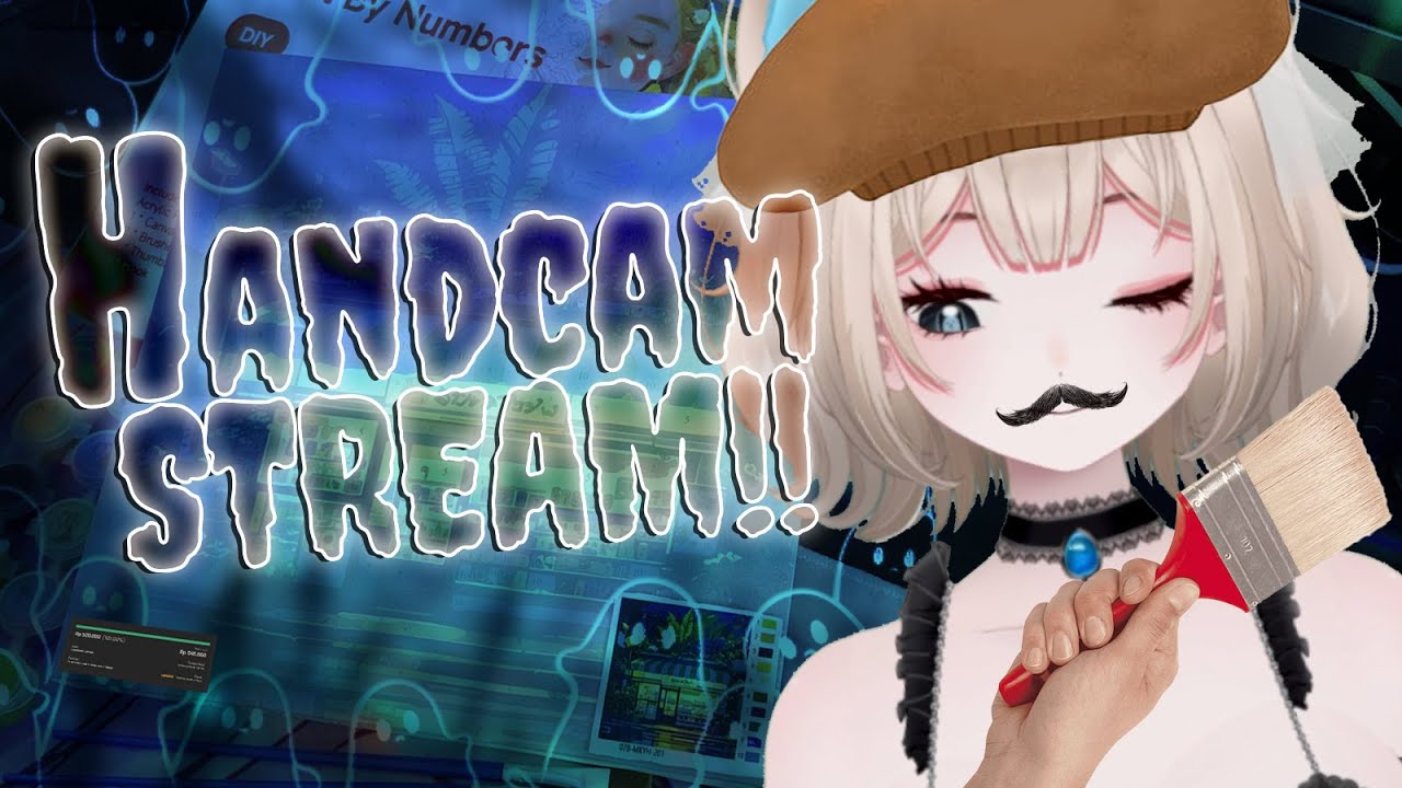 【HANDCAM】Melukis bersama Mireika Yomi??? 【VTuberID】