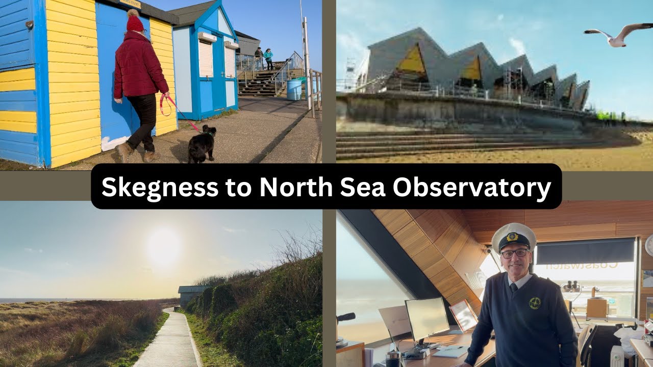 A Coastal Day Out in Skegness | Walking to the North Sea Observatory