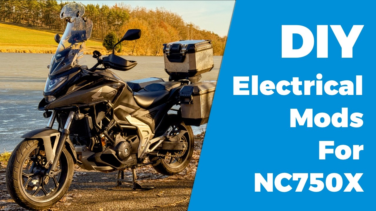 Honda NC750X Electrical Mods Made Easy – DIY CarPlay & Quad Lock Wireless Charger Install