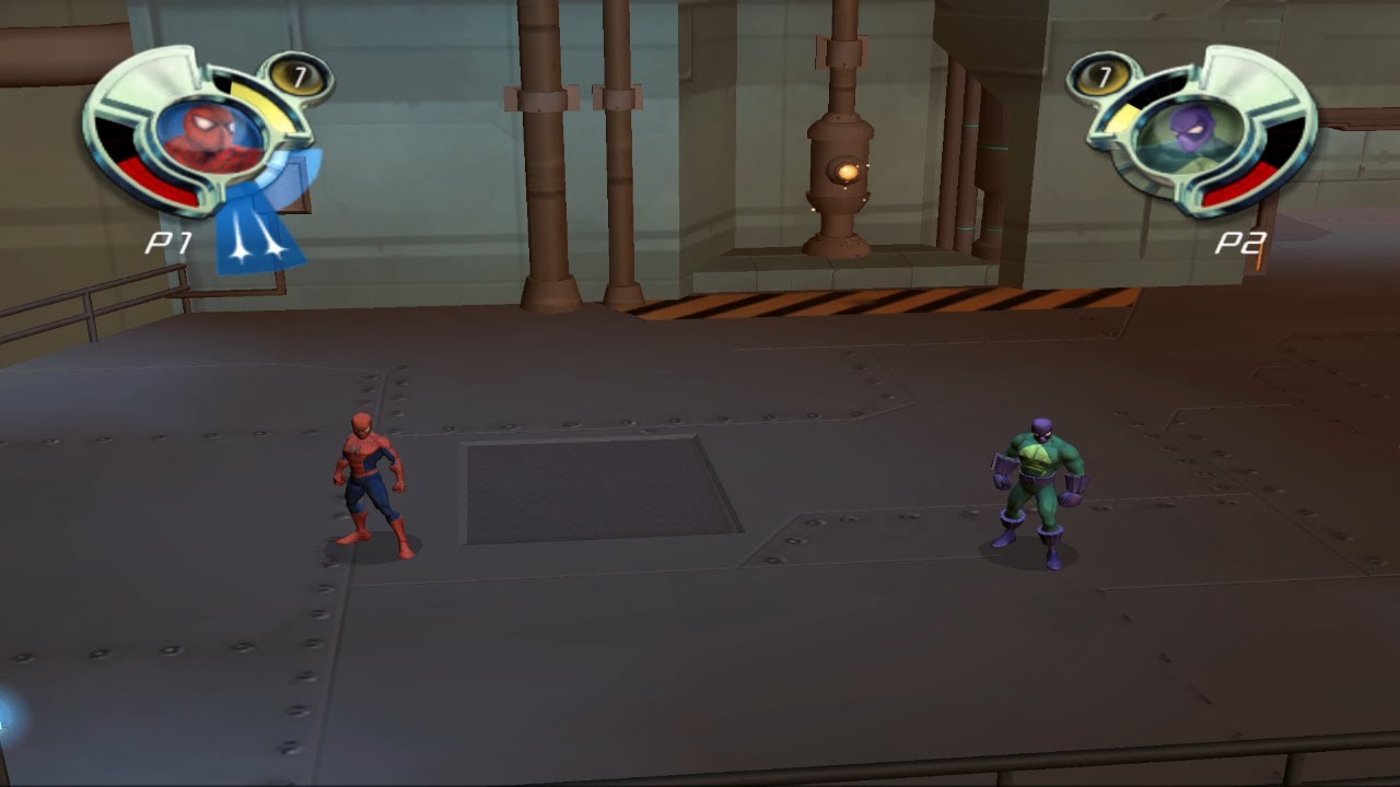 Spider-Man: Friend or Foe Локальный кооператив для двух игроков на PS2 HD