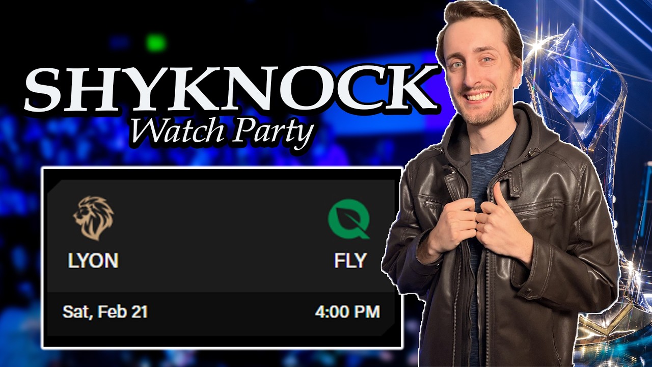 SHYKNOCK WATCH PARTY | FLY vs LYON - LCS Lock-In Playofs (Elim Series)