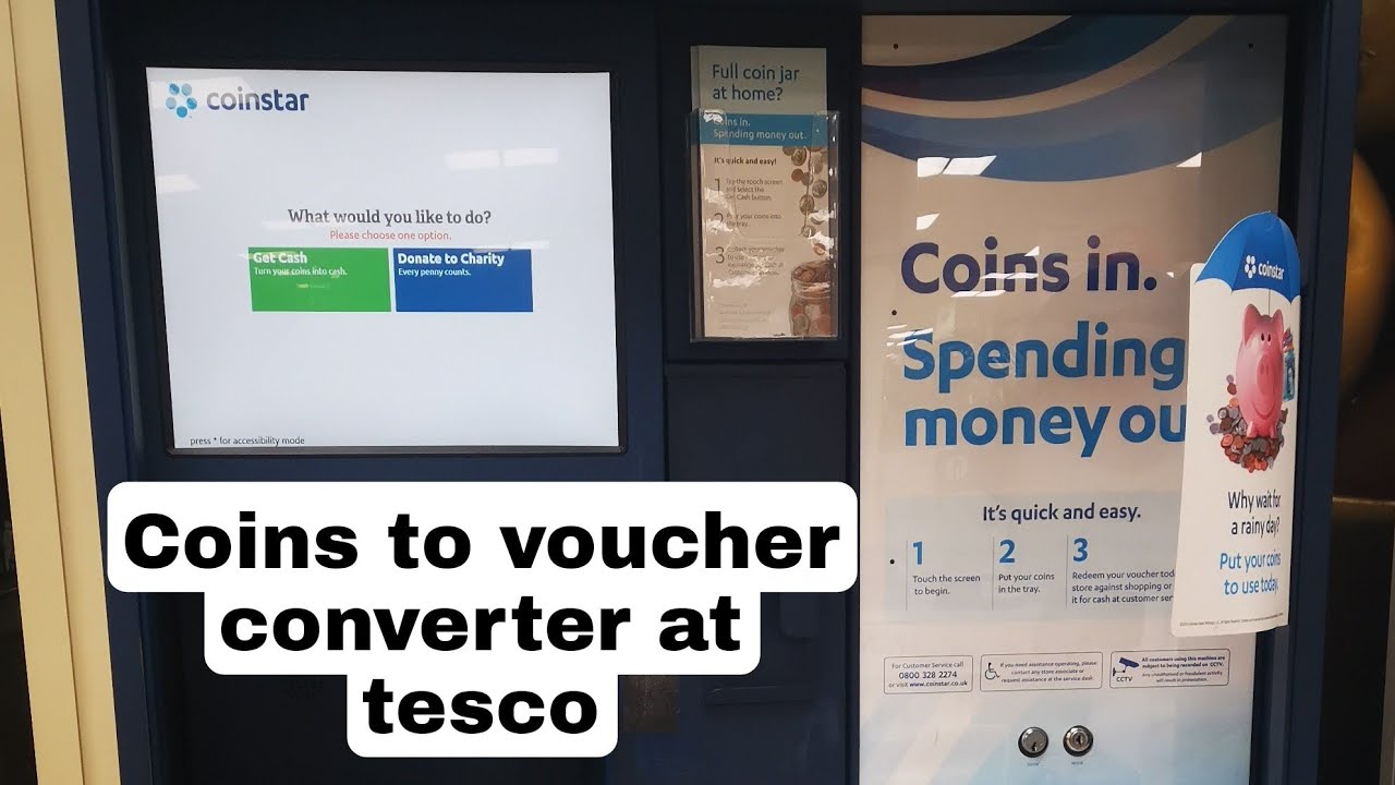 HOW TO USE TESCO COINSTAR MACHINE |💷CASHING UP MY CHANGE |  BY BISMA KHAN |SPICES OF LIFE.
