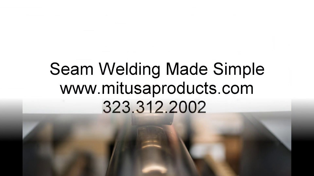 Seam Welder  - Weld Planisher Engineering | MITUSA, Inc.
