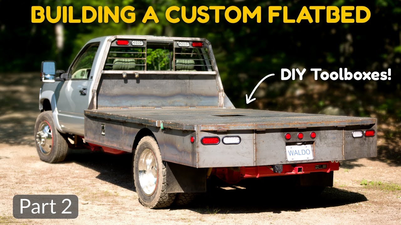 DIY Flatbed Build Part 2: Toolboxes, LED Lights, and the CORRECT Way to do Automotive Wiring