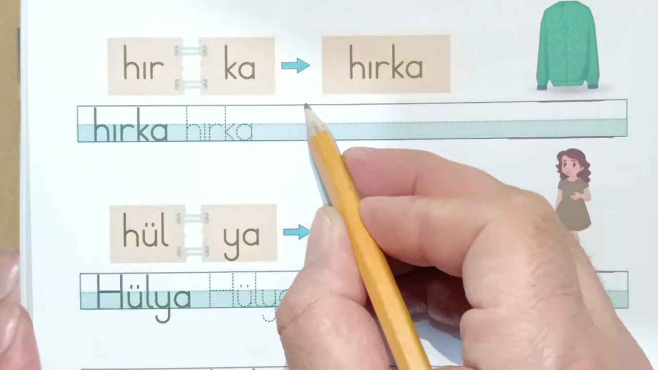 h-H sesi ile heceler kelimeler cümleler 