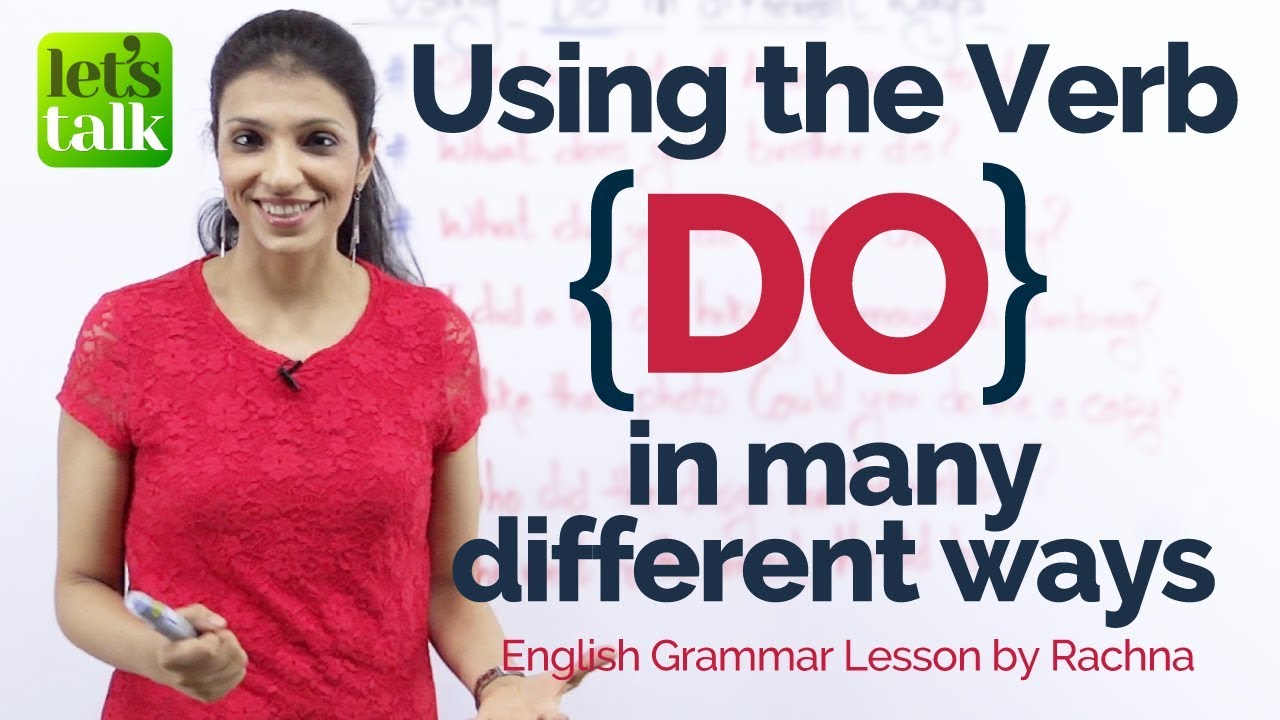 Using the verb 'DO' in many different ways - English Grammar Lesson