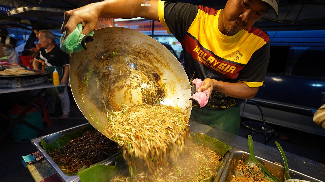 Malaysia Night Market | Pasar Malam Ipoh Bercham Raya 霹雳州怡保夜市! | Malaysia Perak Street Food