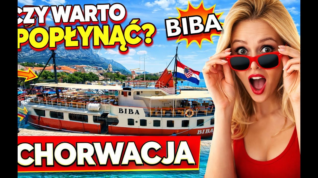 Statek BIBA Baška Voda Rejs Hvar Bol Cena Ship Tour CHORWACJA Croatia Vlog
