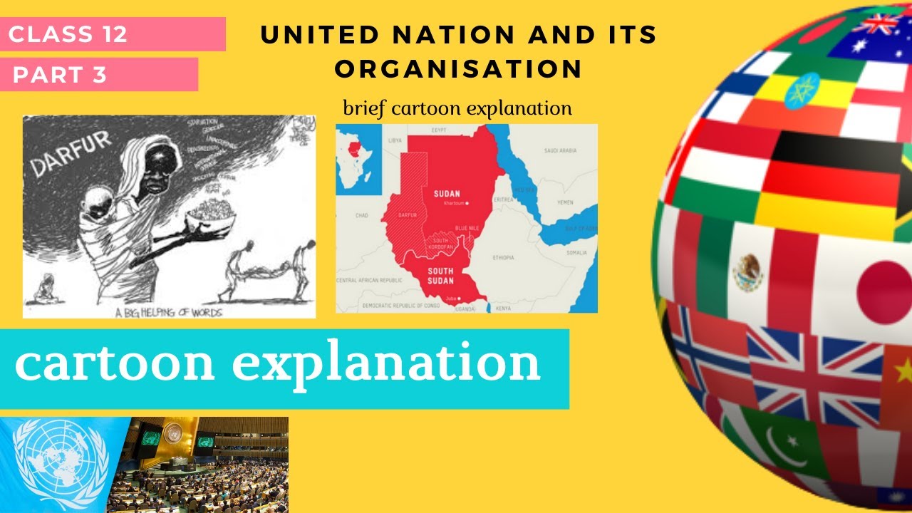 PART 3 | class 12 | cartoon explanation | political science | United nation and its organization