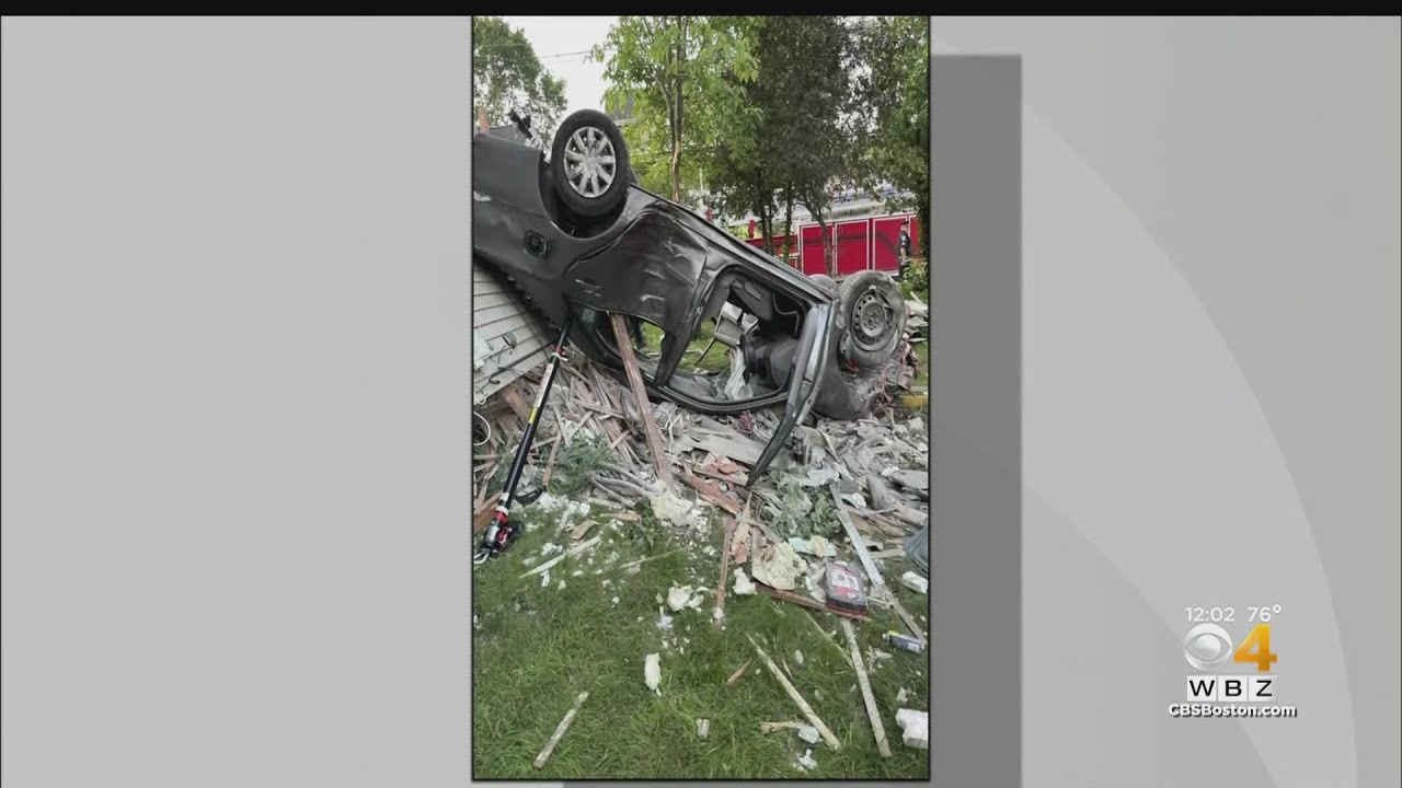72-Year-Old Woman Hurt, Likely To Face Charges After Crashing Car Into Attleboro Home
