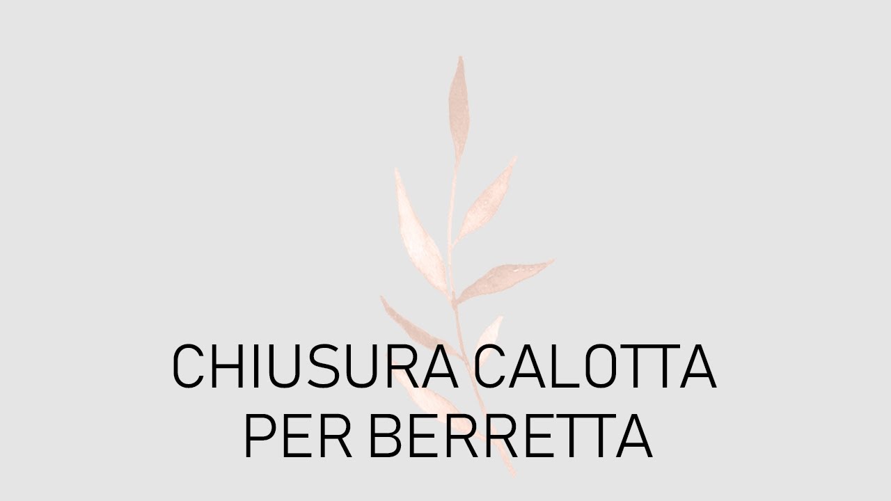 CHIUSURA CALOTTA PER BERRETTA