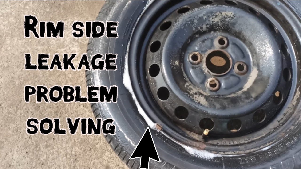 Rim side leakage solution Tyre rim air leakage Tyre Expert#riza009#tyre #tube