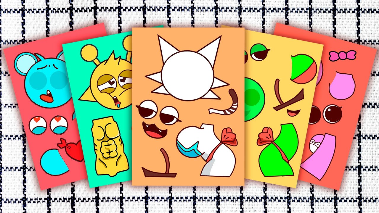 Incredibox Sprunki Edition Upgraded with FUN NEW GIRLS MOD Stickers! 👧🎨 #stickers #diycraft