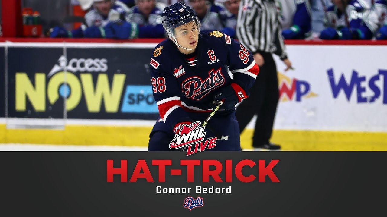 WHL Hat-Tricks - Connor Bedard