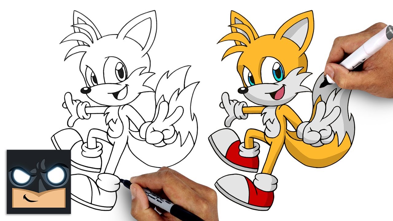 How To Draw Tails | Sonic Drawing Tutorial (Step by Step)
