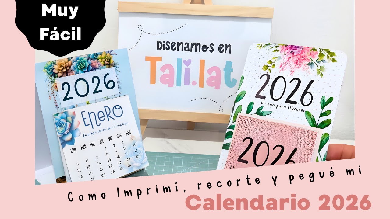 Tutorial Impresión y corte Calendarios 2026