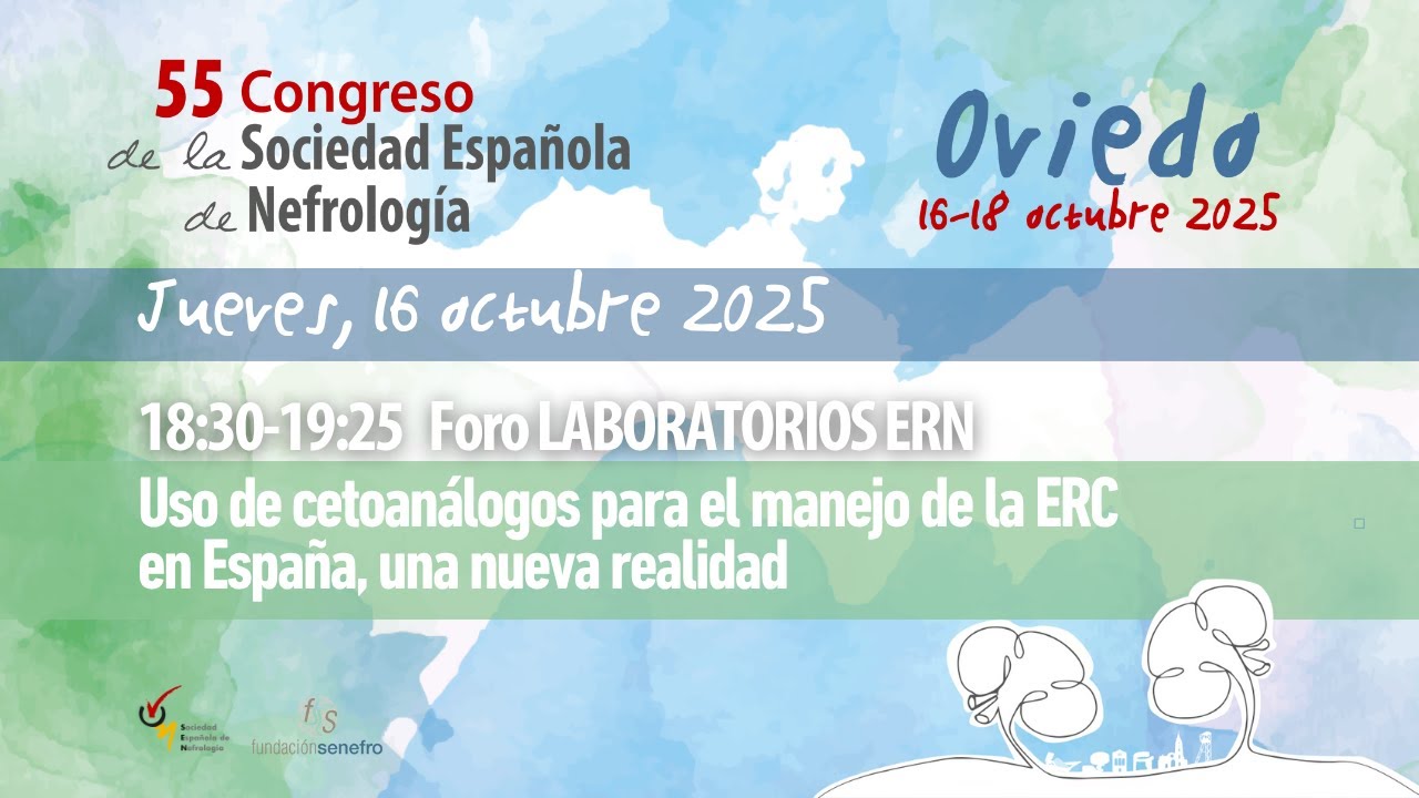 Foro LABORATORIOS ERN | Uso de cetoanálogos para el manejo de la ERC en España, una nueva realidad
