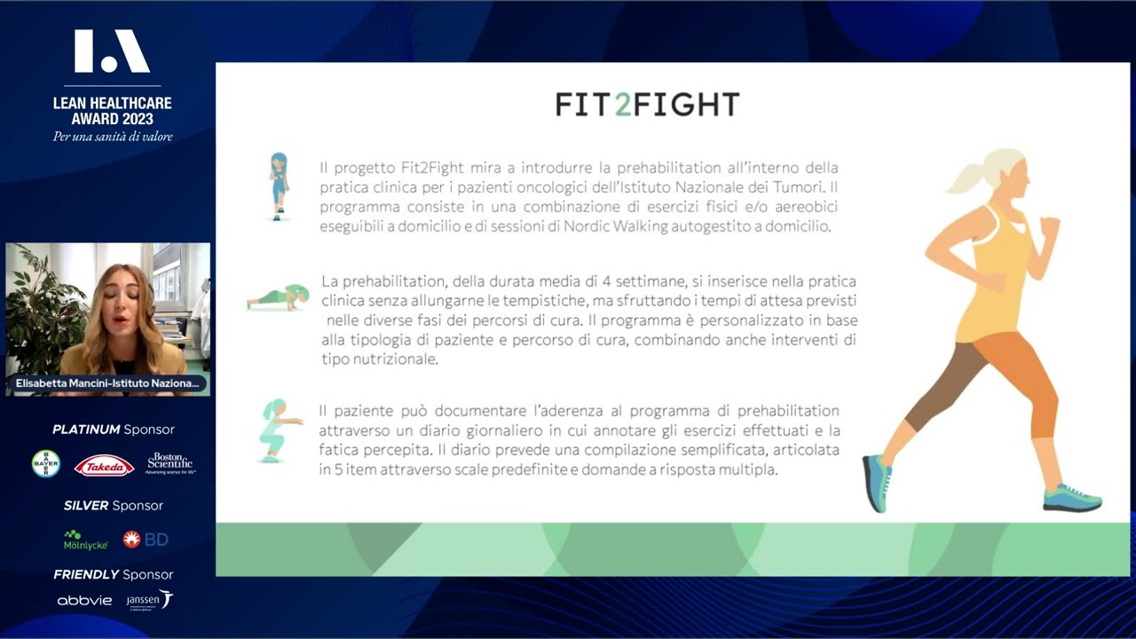 Istituto Nazionale dei Tumori: FIT2FIGHT La cura inizia durante l’attesa! | #LHA23