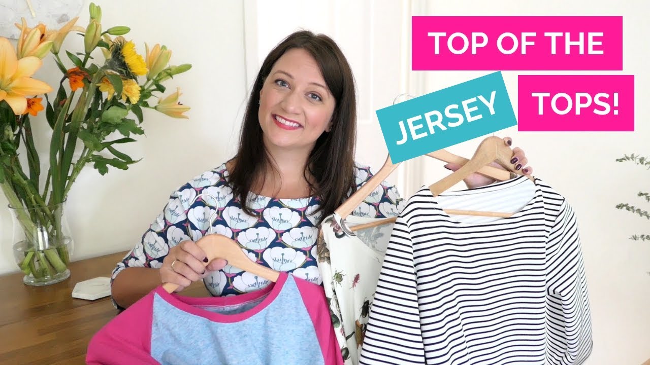 My favourite jersey top patterns. Easy to sew for all levels!