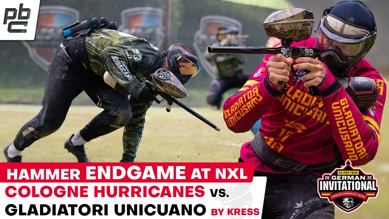 Hammer Game Hurricanes vs Gladiatore Best EndGAME at Paintball NXL Europe in Solms