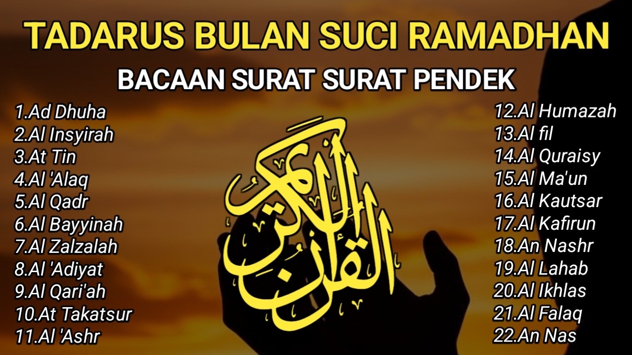 Tadarus Bulan Suci Ramadhan Bacaan Surat Surat Pendek - Irama Rost
