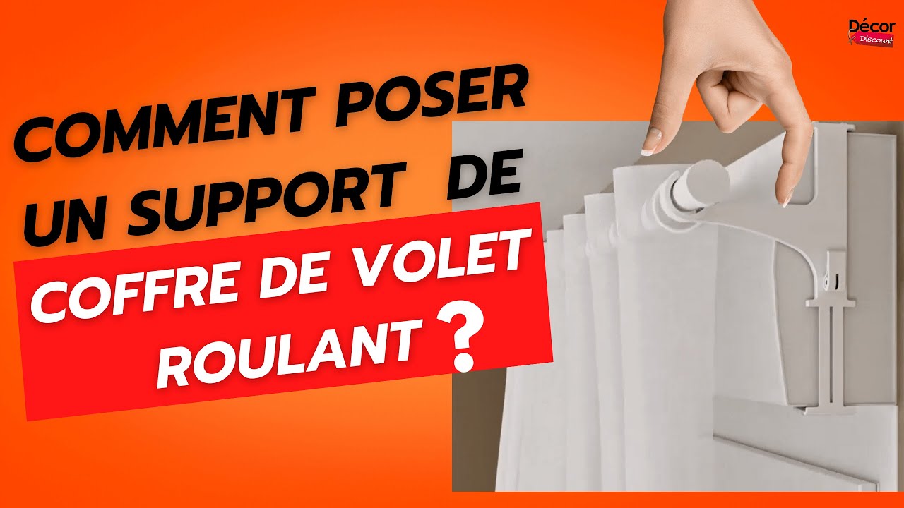 TUTO : poser des supports de coffre de volet roulant
