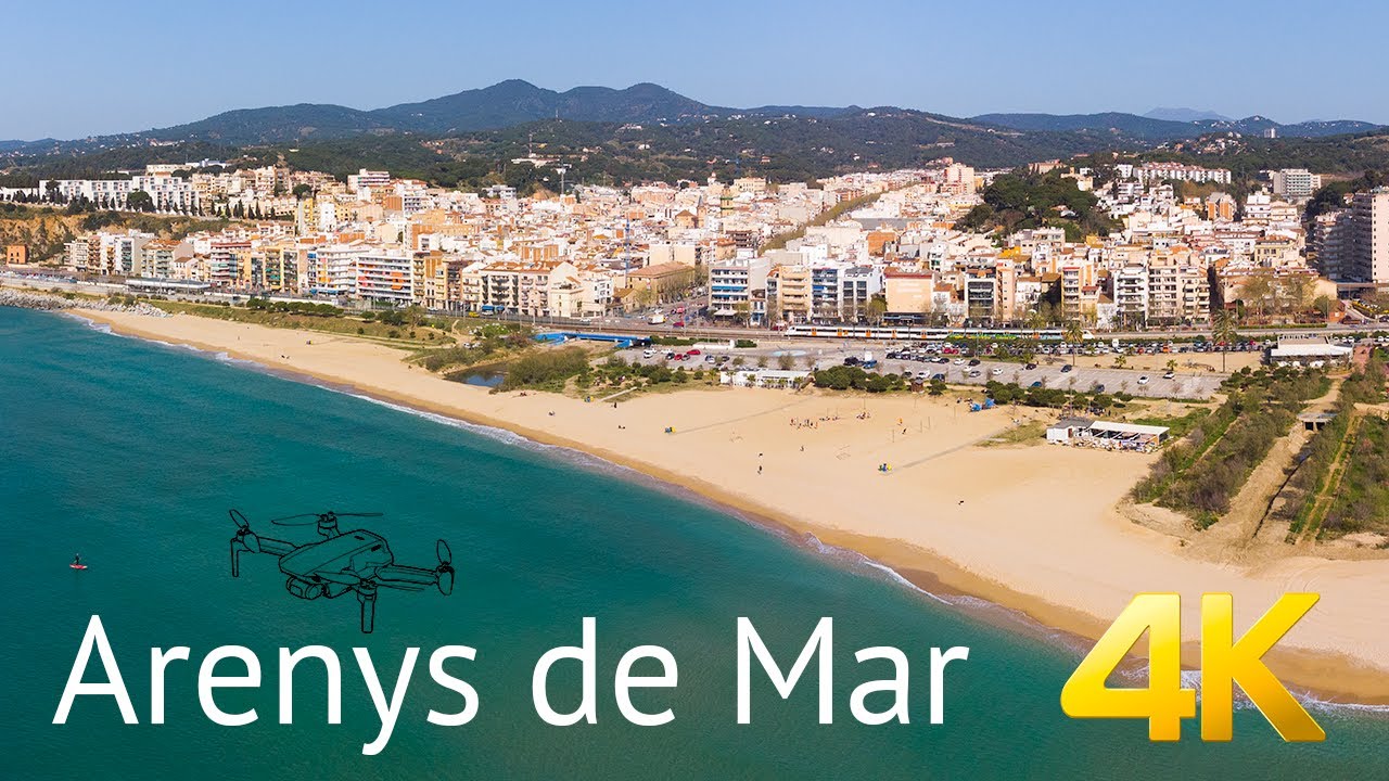 Arenys de Mar 4K | Platja | Port | Vila