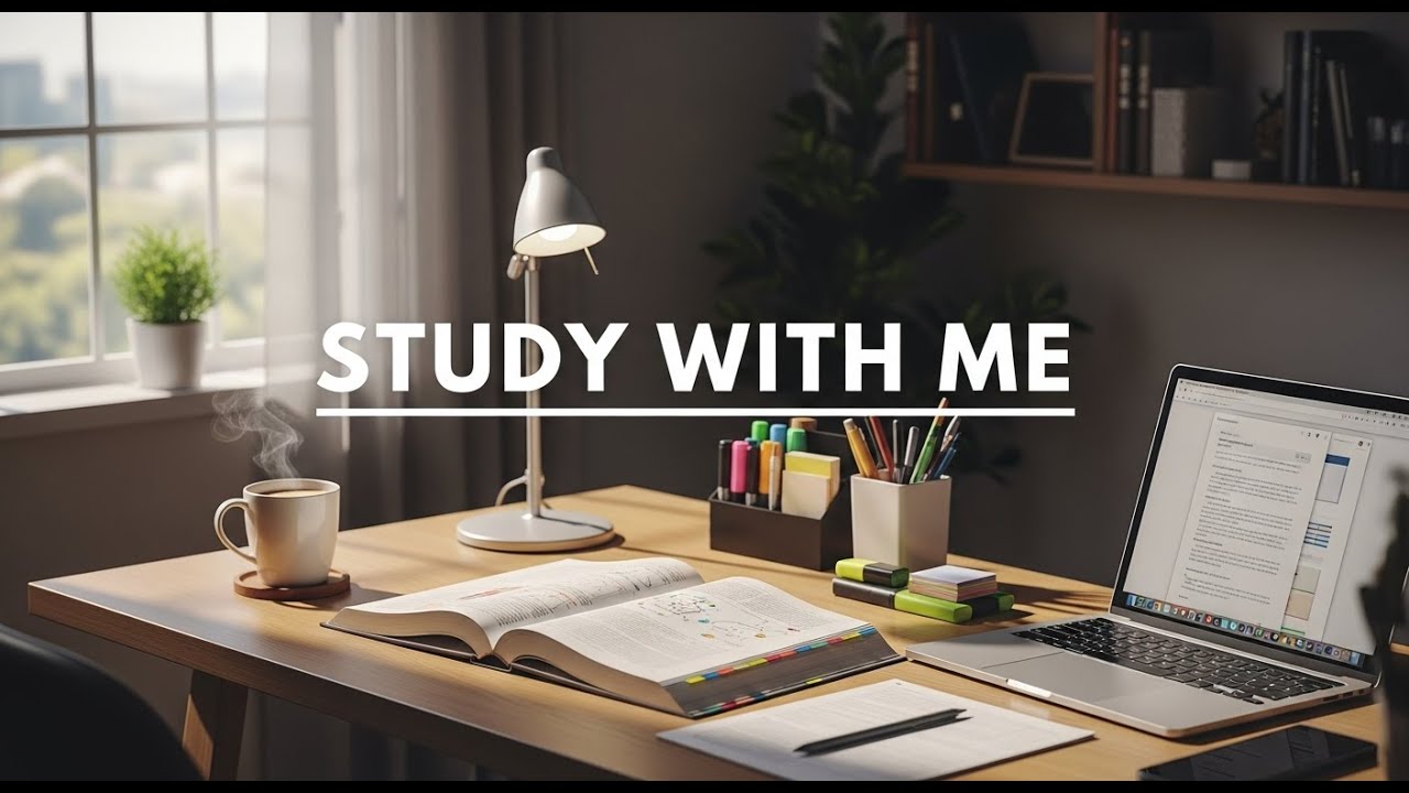 1-Hour Study With Me | Calm Piano Session | Study Music