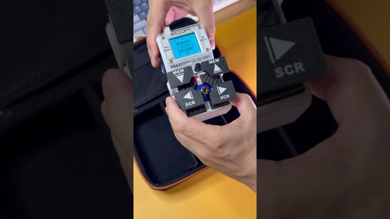 The ultimate must-have for Zoom Multistomp #guitarpedals #guitar #zoom #multistomp #zoomms70cdr