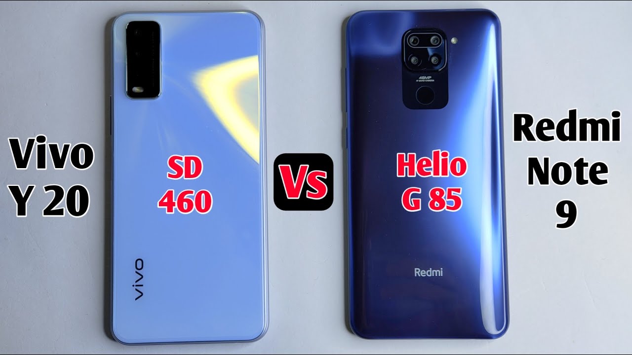 Vivo Y20 vs redmi note 9 speed test | Snapdragon 460 vs Helio G85 |