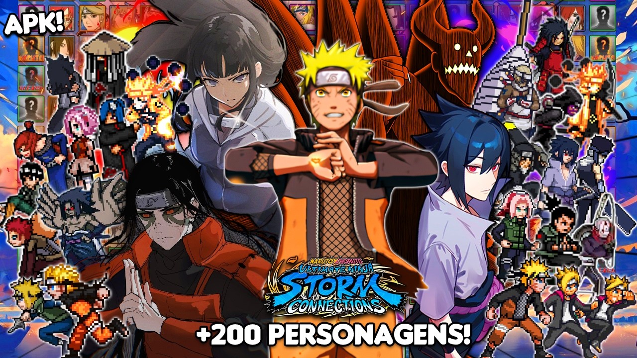 BIG! NARUTO X BORUTO STORM CONNECTIONS MUGEN PARA CELULAR!