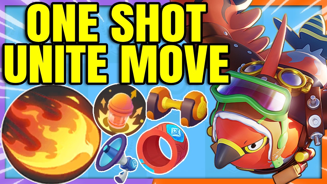I MAXED out the UNITE MOVE DAMAGE on TALONFLAME and it's Hilarious | Pokemon Unite