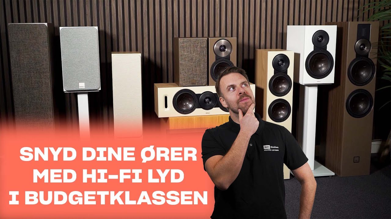 DALI SONIK HØJTALER-SERIEN:  Med teknologi der bringer dig tættere på DALI's bedste højtaler-serier