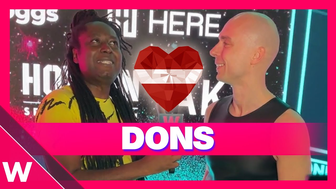 🇱🇻 Dons (Latvia) - "Hollow"  Interview | London Eurovision Party 2024