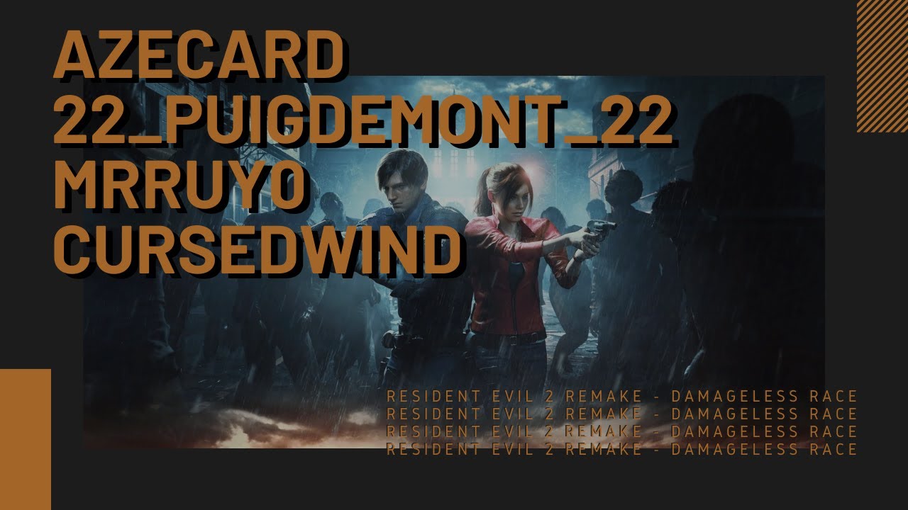 2022 Halloween Event | AzeCard vs. puigdemont vs. MrRuy0 vs. CursedWind | Resident Evil 2 REmake