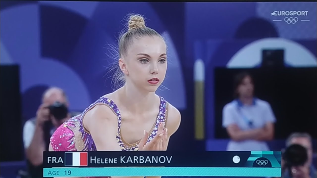 Hélène Karbanov JO Paris 2024 Gymnastique Eurosport