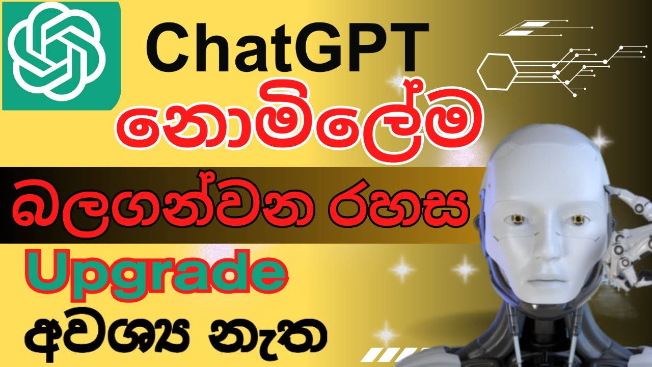 ChatGpt To Make Money | ChatGpt Free Tutorial Sinhala | ChatGpt How To Use | Best ChatGpt Prompts