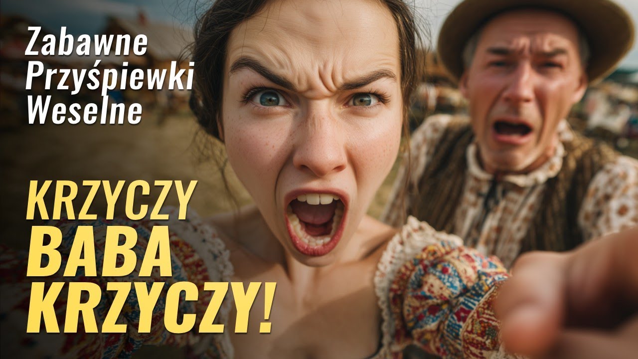 KRZYCZY BABA KRZYCZY ❤️🎵🌿 Przyśpiewki Weselne Ludowe Zabawne