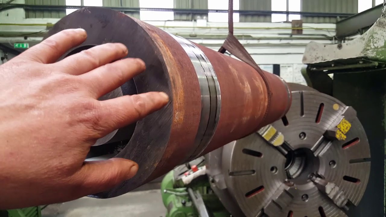 Boring Steel Bar from solid to make 2