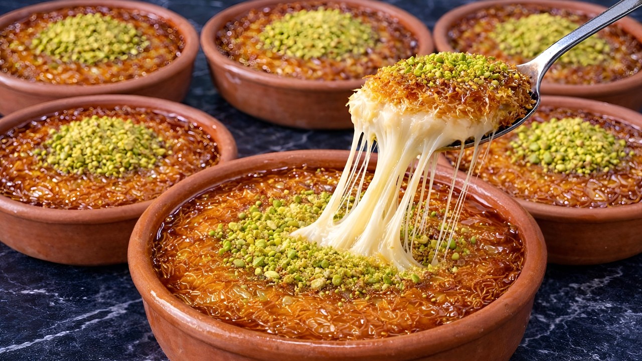 Şu Tatlıya Bayıldık 👌yiyenler tarif istiyor ✅ Çok Kolay ve Çok Lezzetli Oluyor ☺️ künefe tarifi