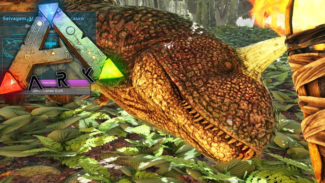ARK PRIMITIVO #22 - Domando um CARNOTAURO! Estamos PROTEGIDOS!