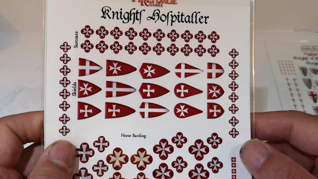 Battle Flag Fireforge Decals Unboxing