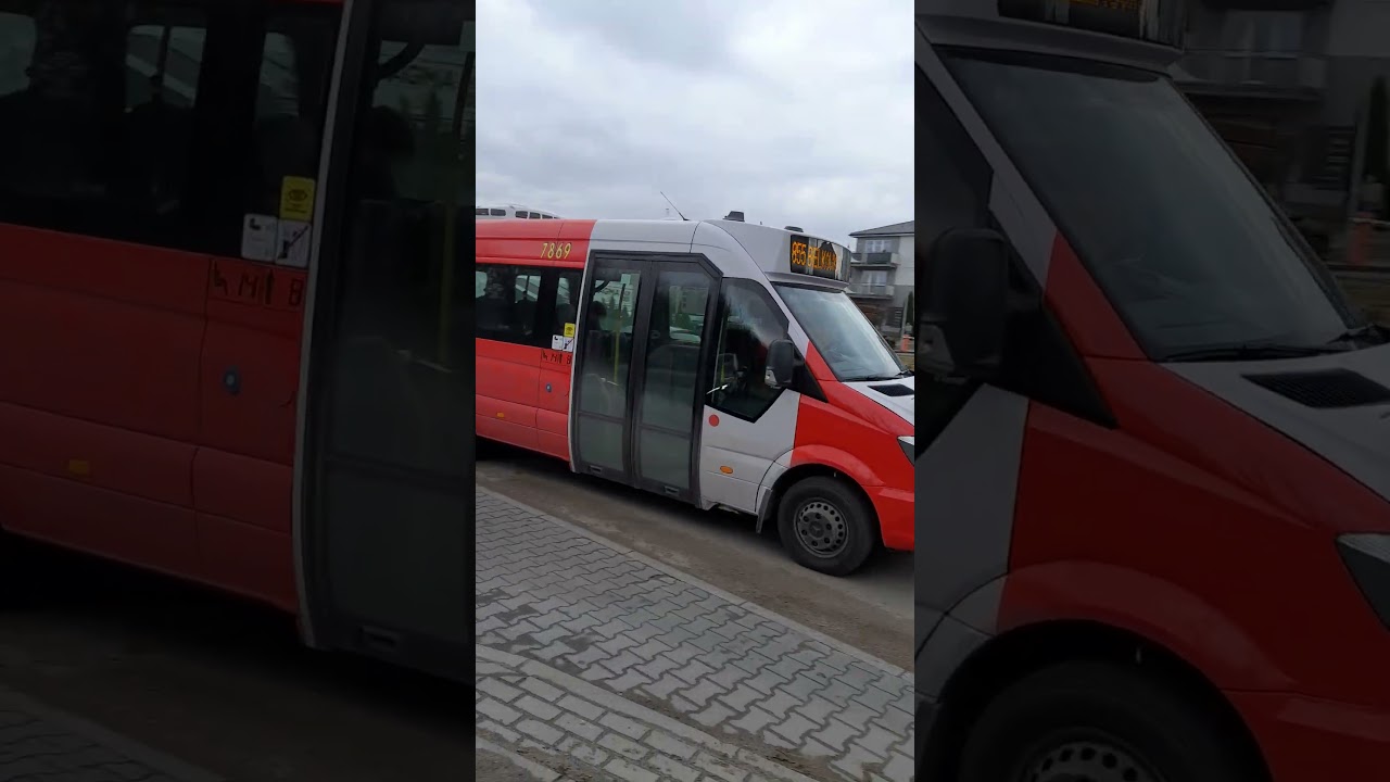 Odjazd Mercedesa Sprintera z PKSu