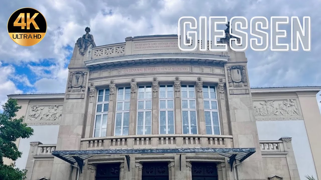 Giessen City Walking Tour 🚶‍♀️|| Gießen, Germany 🇩🇪