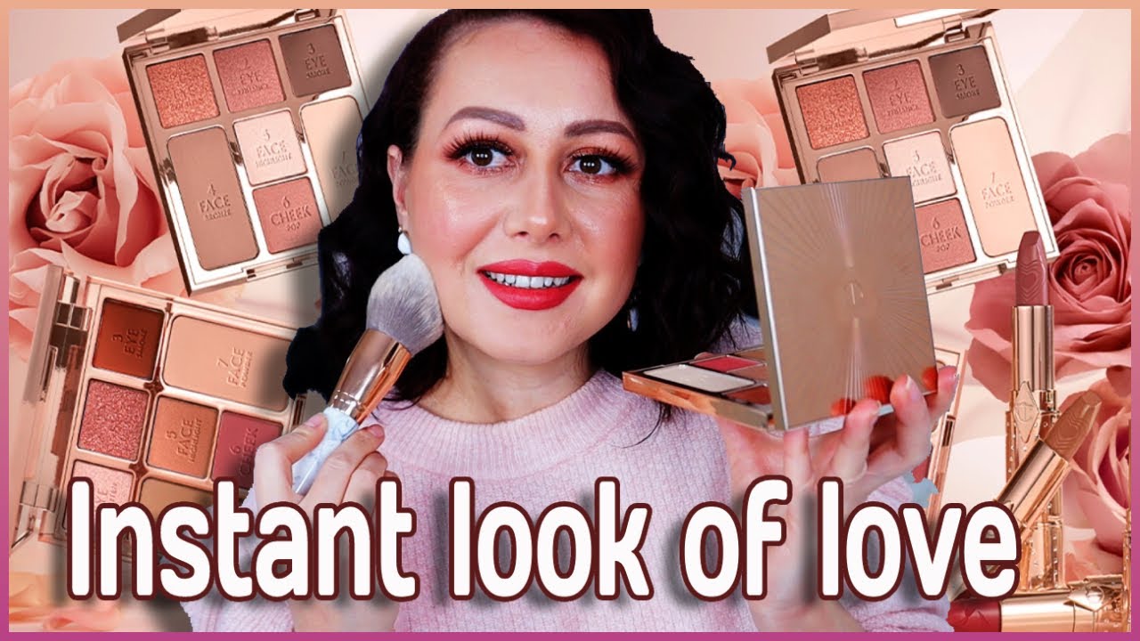 Charlotte Tilbury Instant look of Love Glowing Beauty  первое впечатление свотчи и сравнение