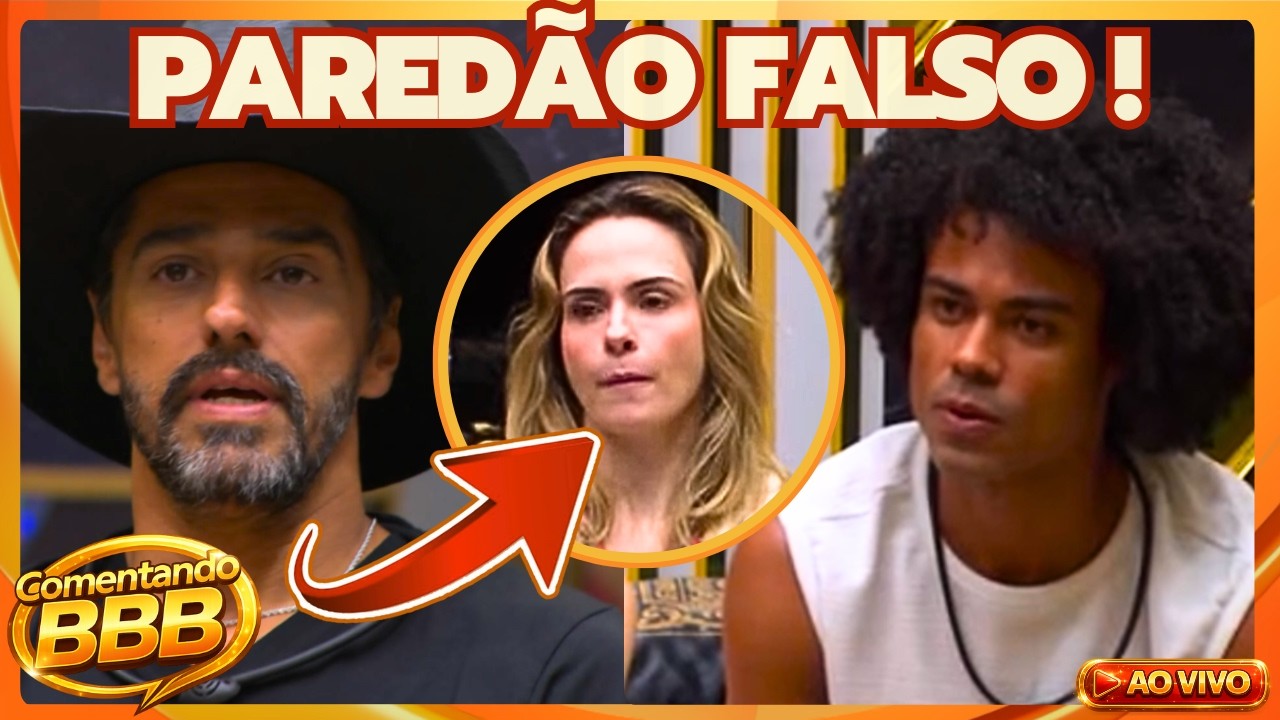 🔴BBB26: FORMAÇÃO DE PAREDÃO FALSO AO VIVO, PROVA BATE-VOLTA, PRIMEIRO GIRO ENQUETES QUARTO SECRETO