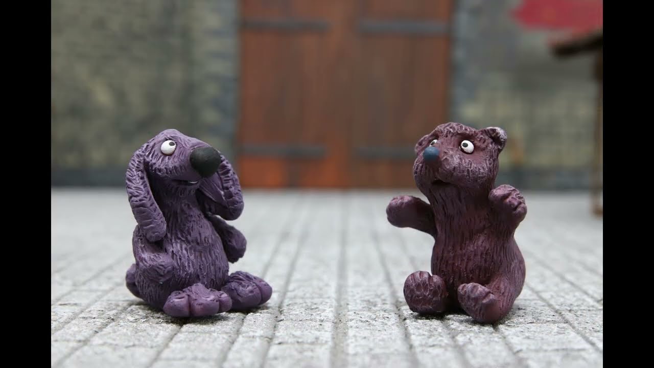 Knetfiguren aus Super Sculpey, handbemalt / Polymer Clay Figures, handpainted